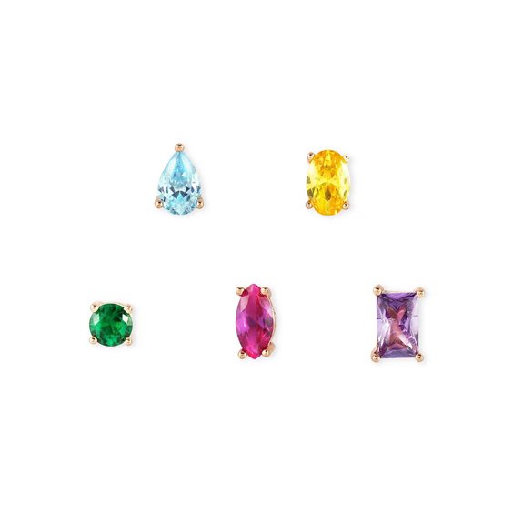 Orecchini Nomination Donna Colour Wave in Argento Zircone 149804/026 - 149804/026